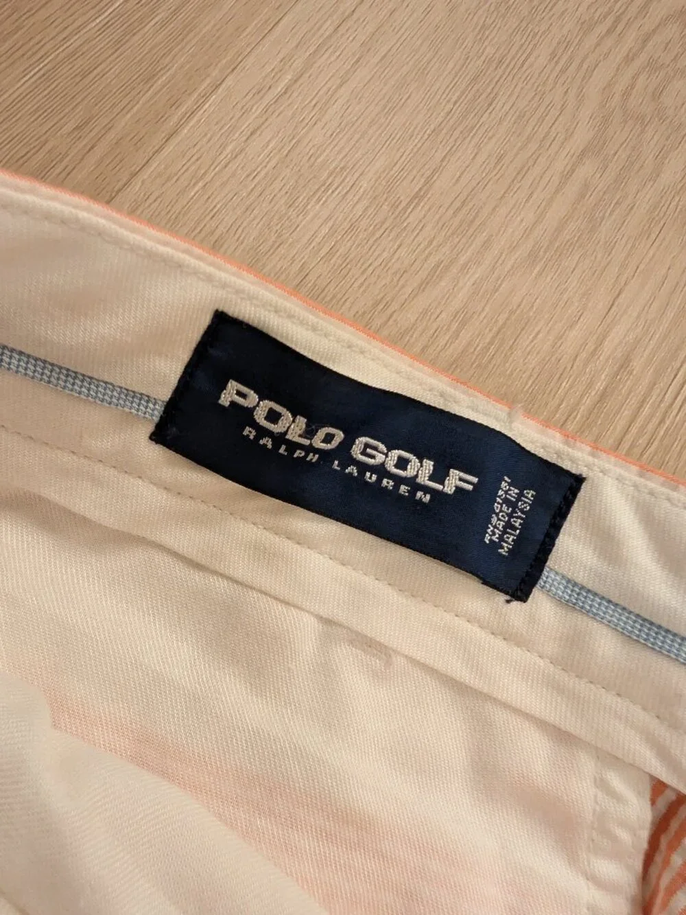 Ralph Lauren Polo Golf Pink White Striped Seersucker Chino Shorts Mens 38 NWT